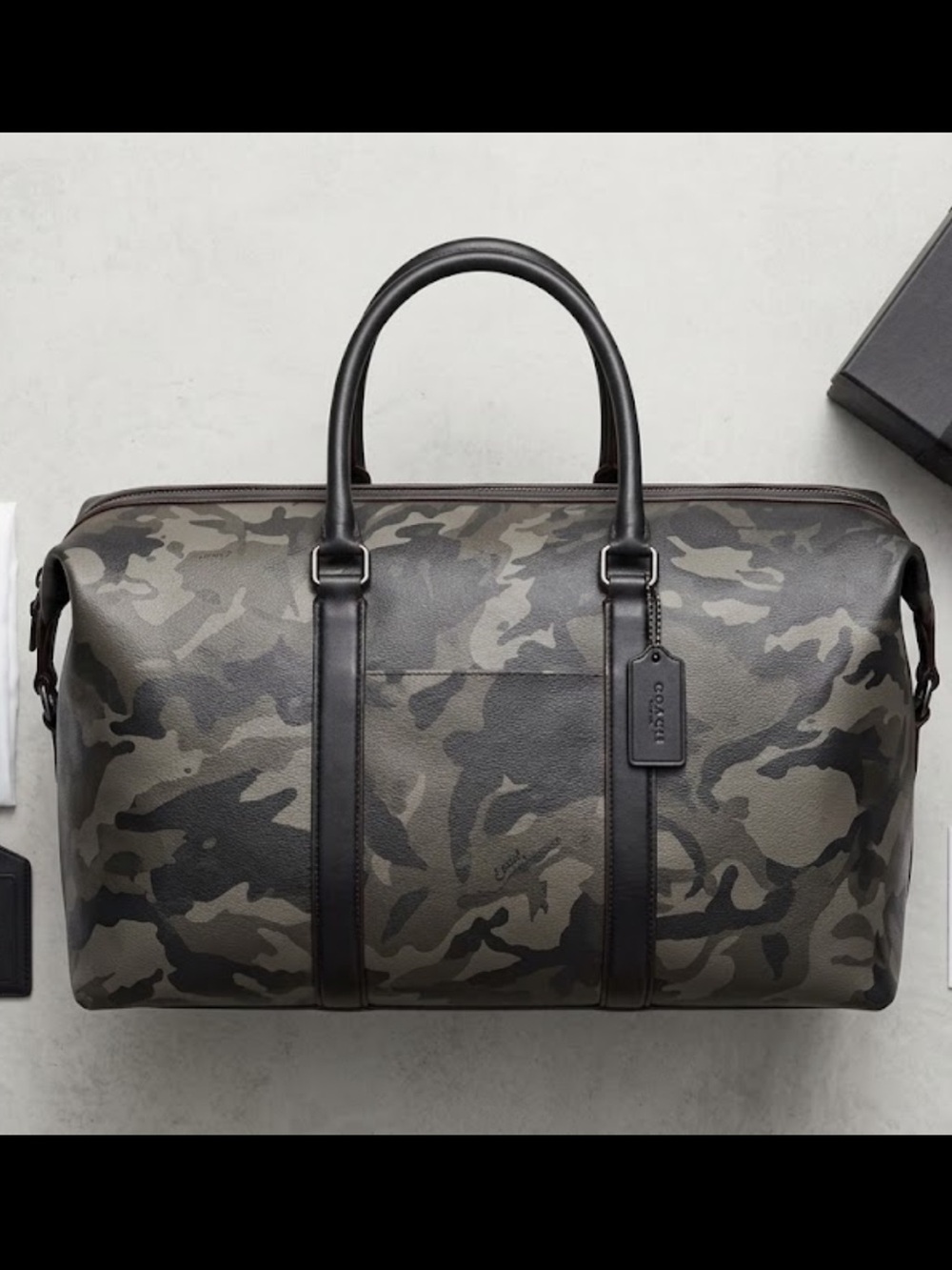 Coach Camo Duffle Bag